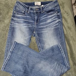 BKE Stella Mid Rise Boot Cut Jeans